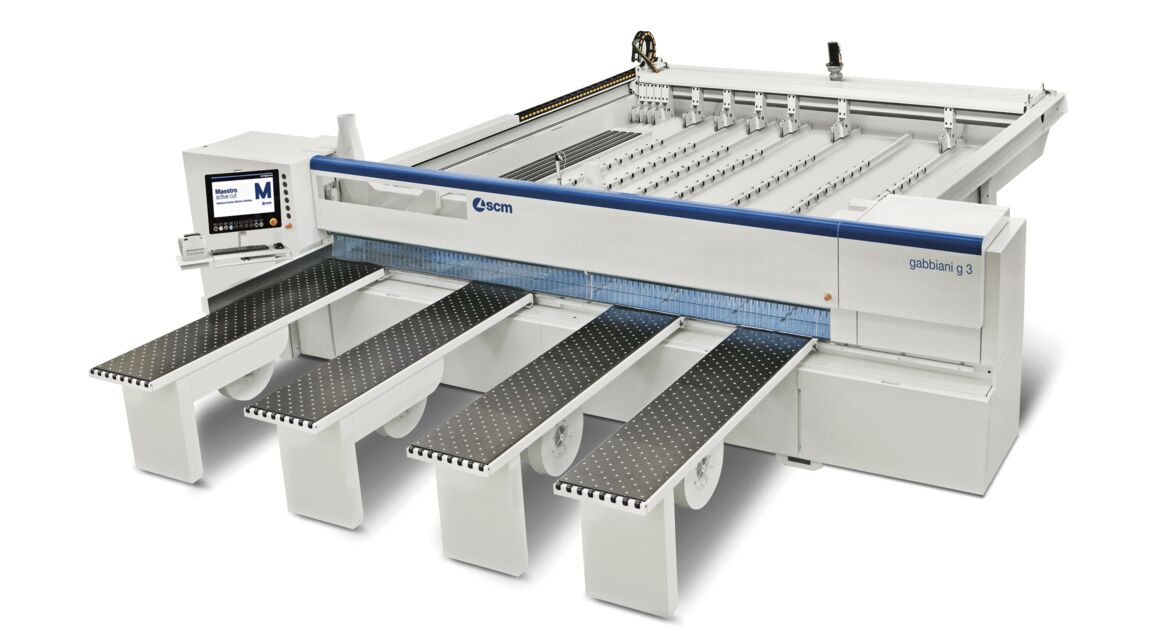 Automatic Single-Blade Beam Saw Gabbiani G 3 - SCM Group