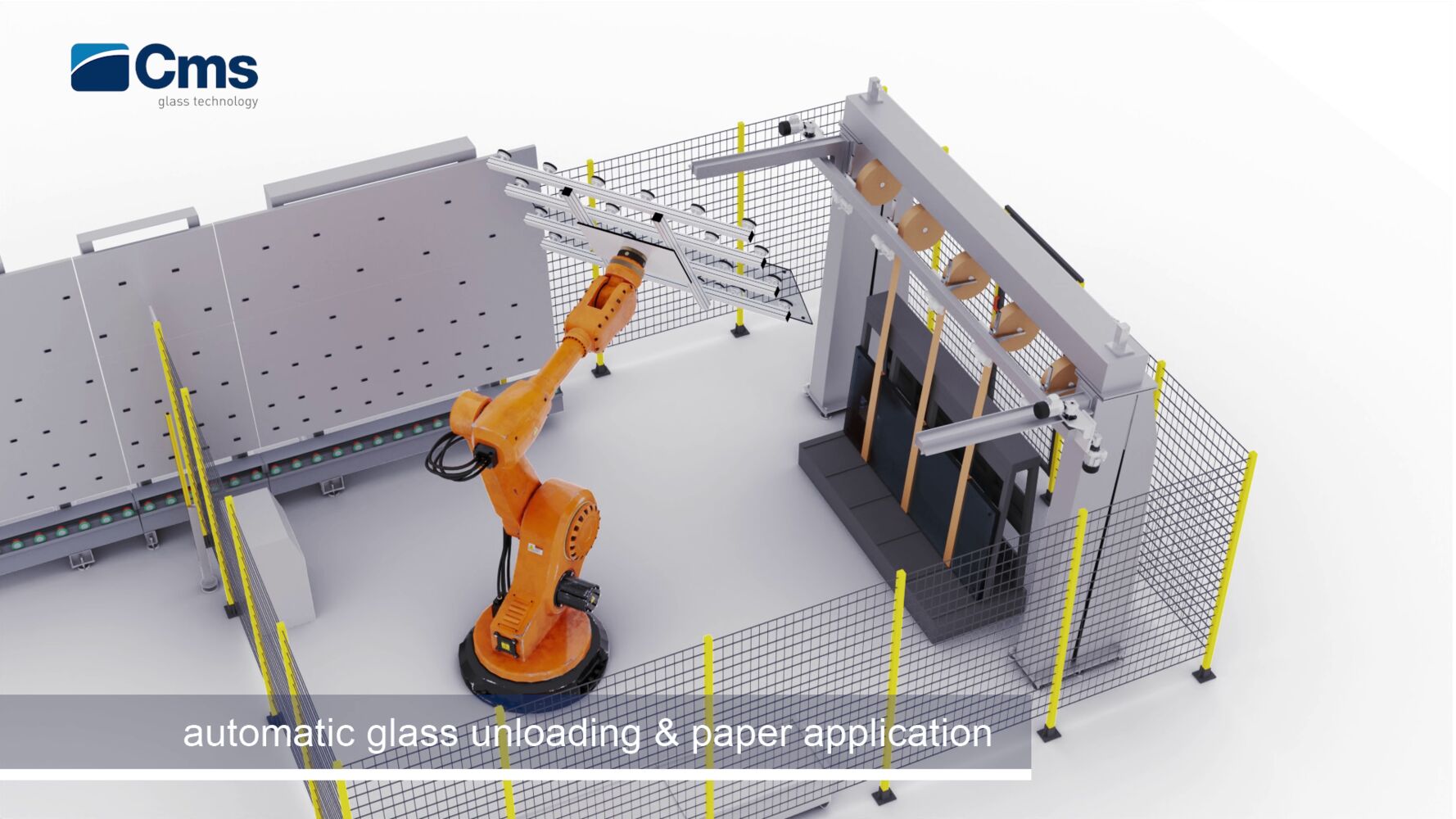 What is the most reliable and convenient solution for dealing with large-scale production of processed glass? 