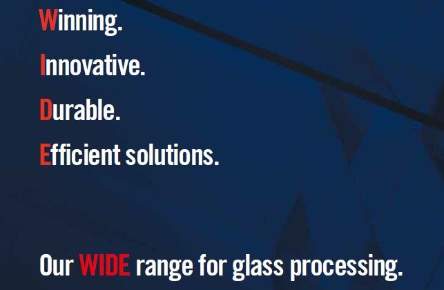 What is the most reliable and convenient solution for dealing with large-scale production of processed glass? 