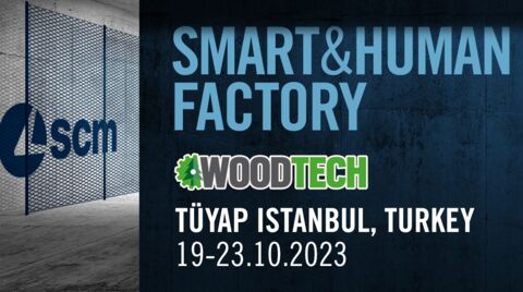 SCM's latest Smart&Human innovations at WoodTech 2023