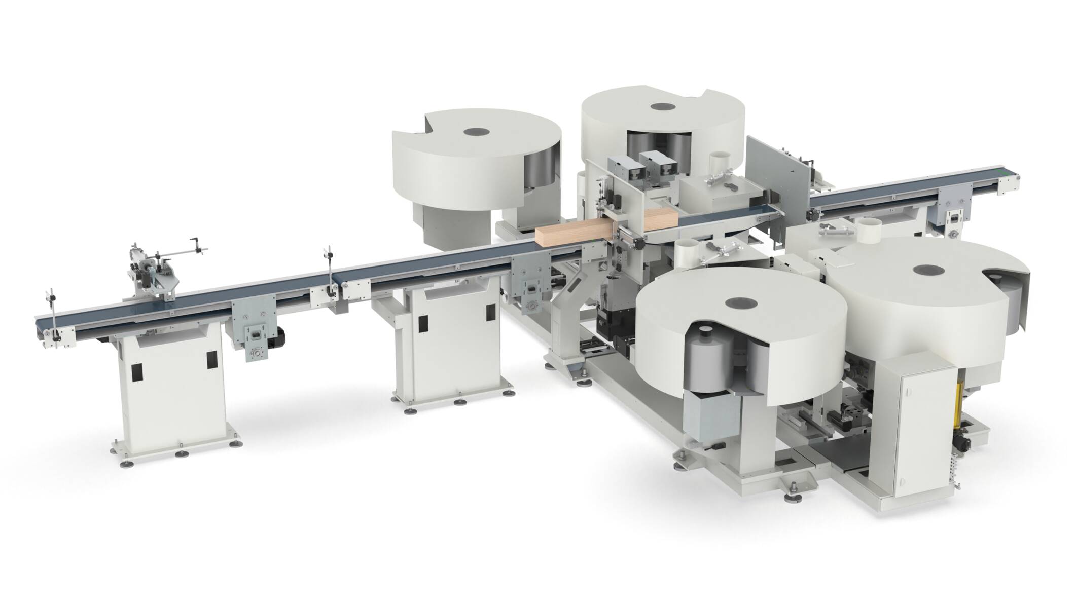 Profiling machines and double-end tenoners - Double-sided squaring and tenoning machines - celaschi action