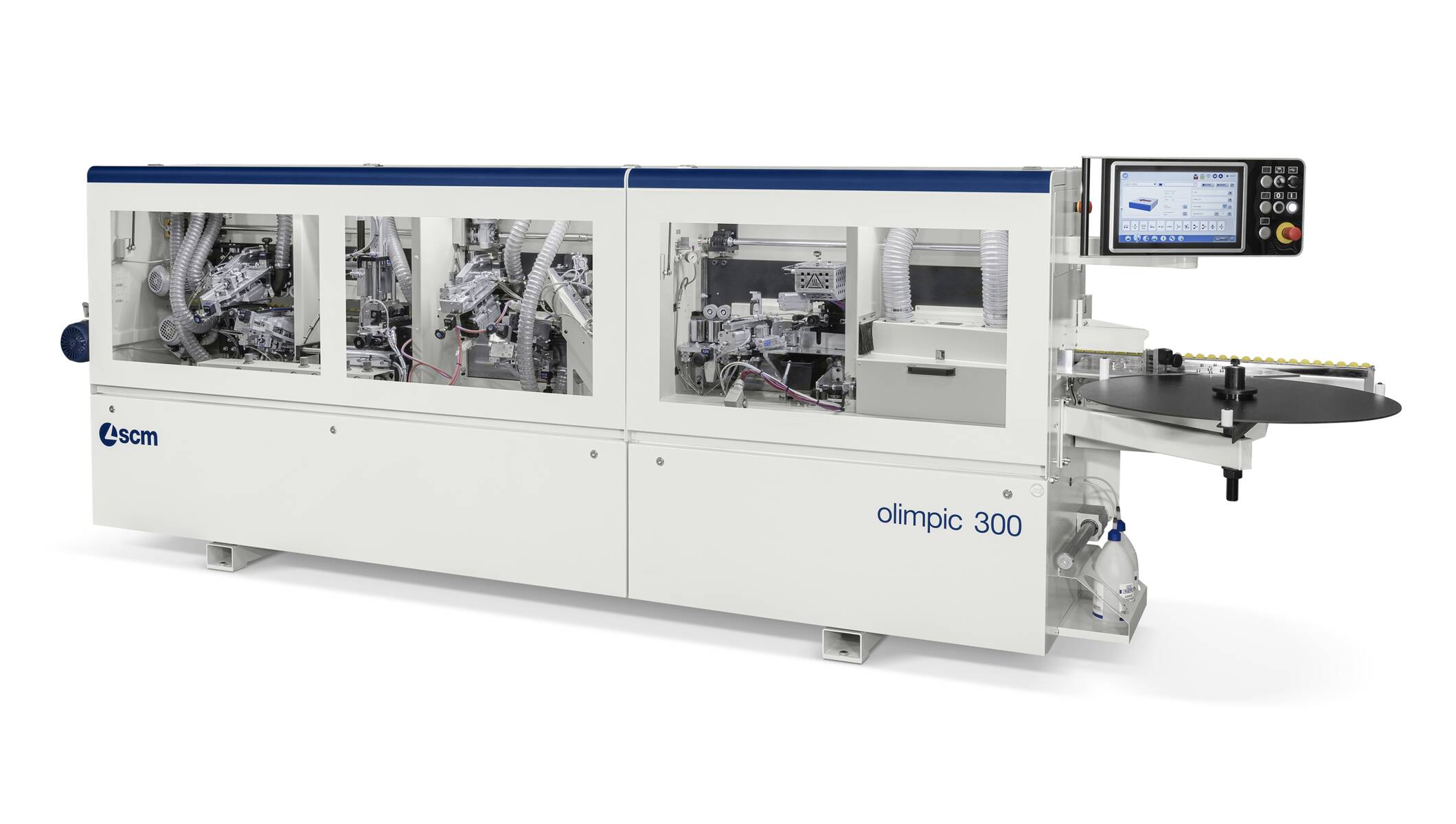 Edge banders, squaring edge banders - Single-sided automatic edge banders - olimpic 300