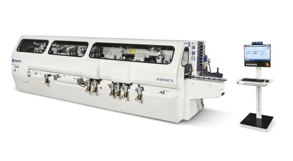 Automatic Throughfeed Moulder Superset TX - SCM Group