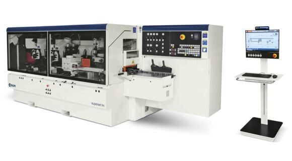 Automatic Throughfeed Moulder for Frames Superset TM - SCM Group