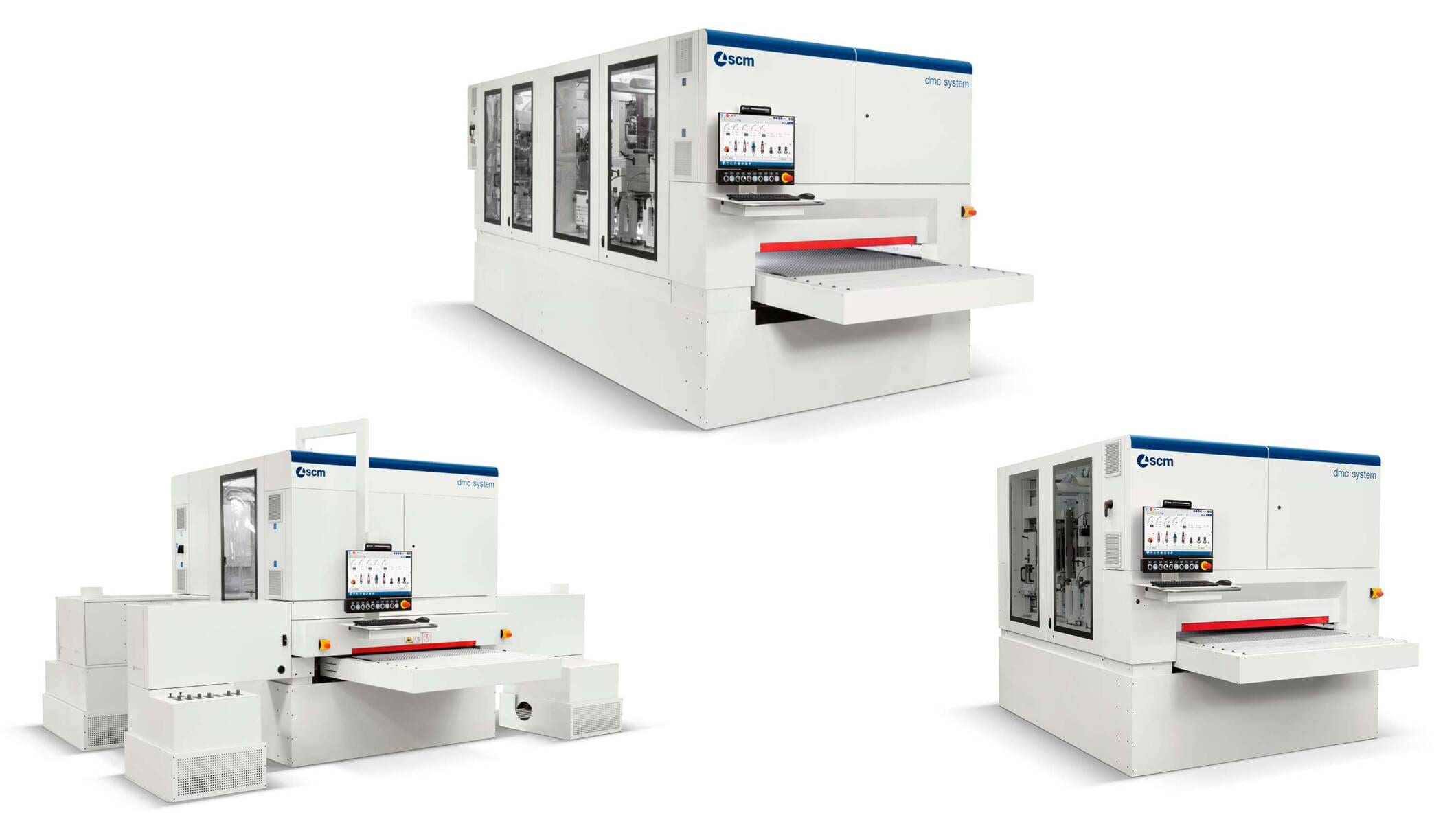 Wide belt sanders - Automatic sanding and calibrating machines - dmc system t