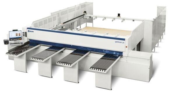 Automatische Einblatt-Plattenaufteilsäge Gabbiani PT - SCM Group