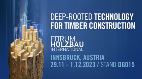 Entdecken Sie die SCM-Innovationen auf dem Internationalen Holzbau-Forum (IHF 2023)