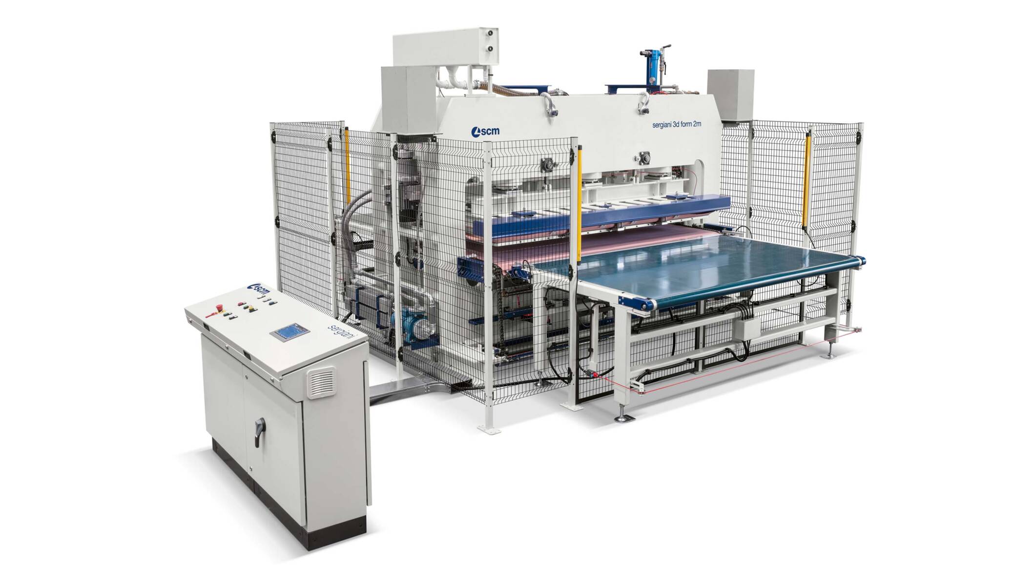 Presses - 3D panels laminating presses - sergiani 3d form 2m