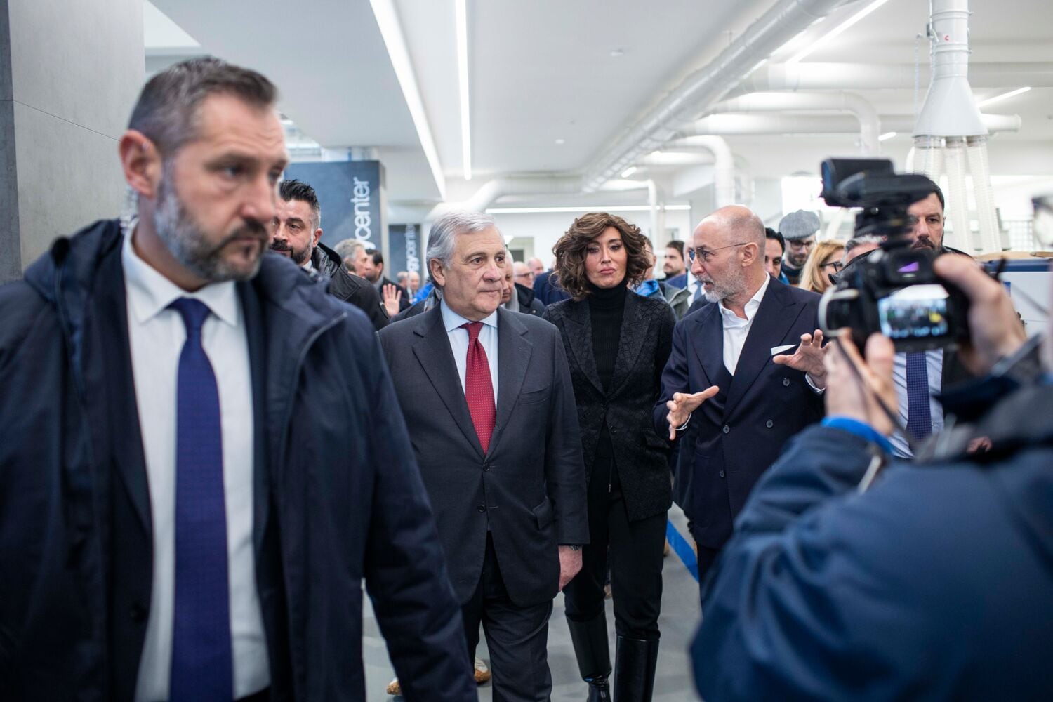 Visita in Scm Group del vicepremier Antonio Tajani