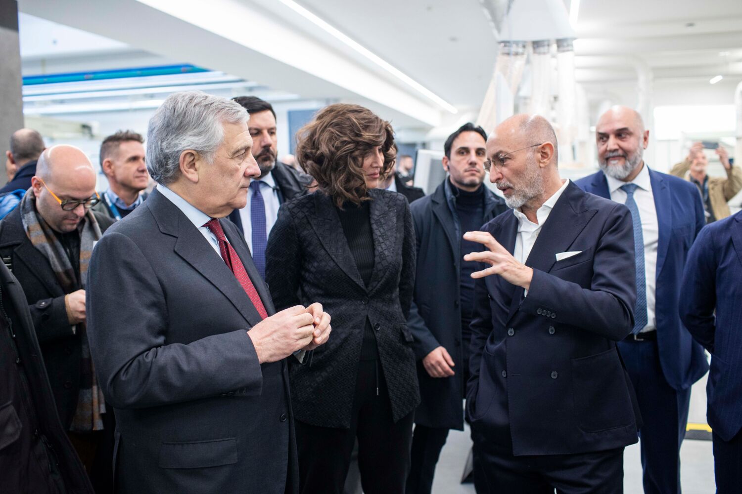 Visita in Scm Group del vicepremier Antonio Tajani