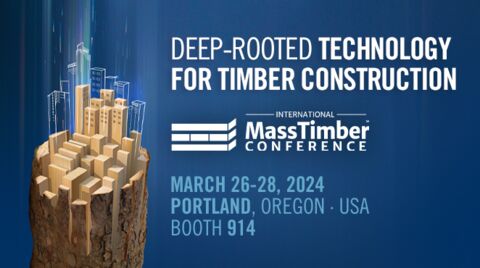 SCM and Randek present the latest solutions for large format building components at the International Mass Timber Conference