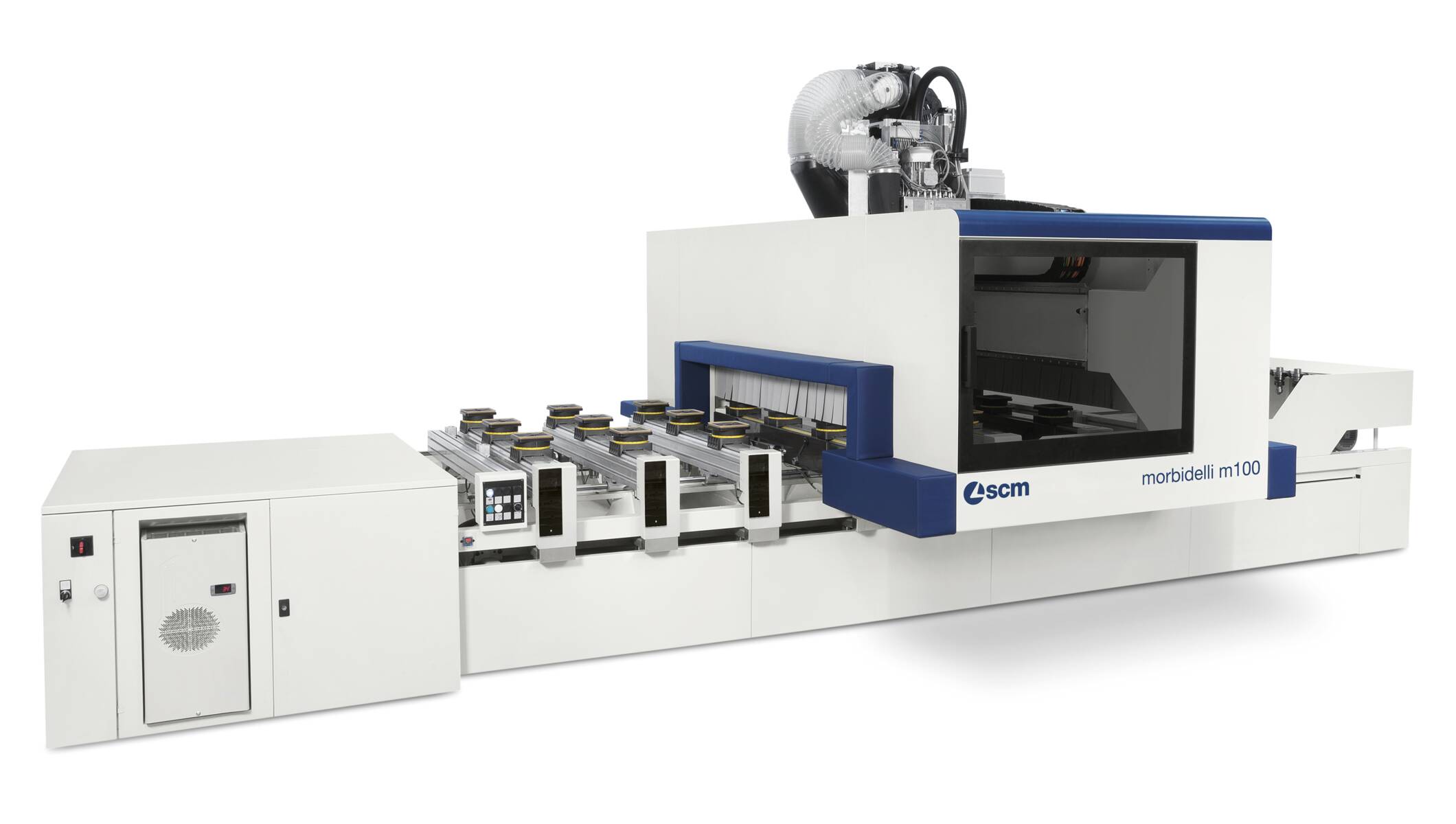 Centros de usinagem - CNC - Centro de usinagem para furação e fresagem - morbidelli m100/200