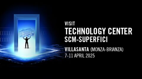 Visita il Technology Center SCM-Superfici di Villasanta durante il Salone del Mobile