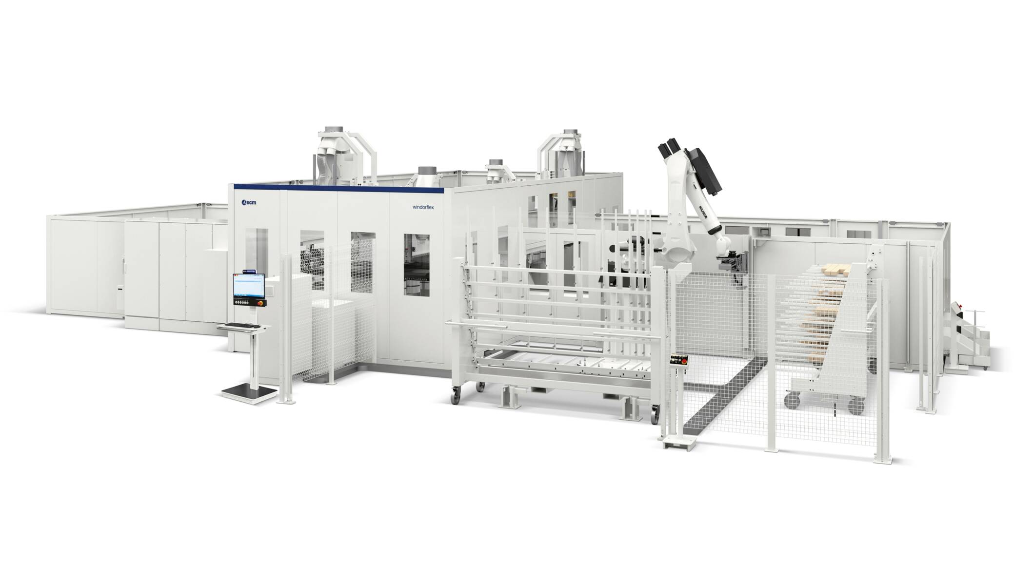 Systèmes pour la menuiserie - Cellules d'usinage pour la menuiserie - windorflex 2