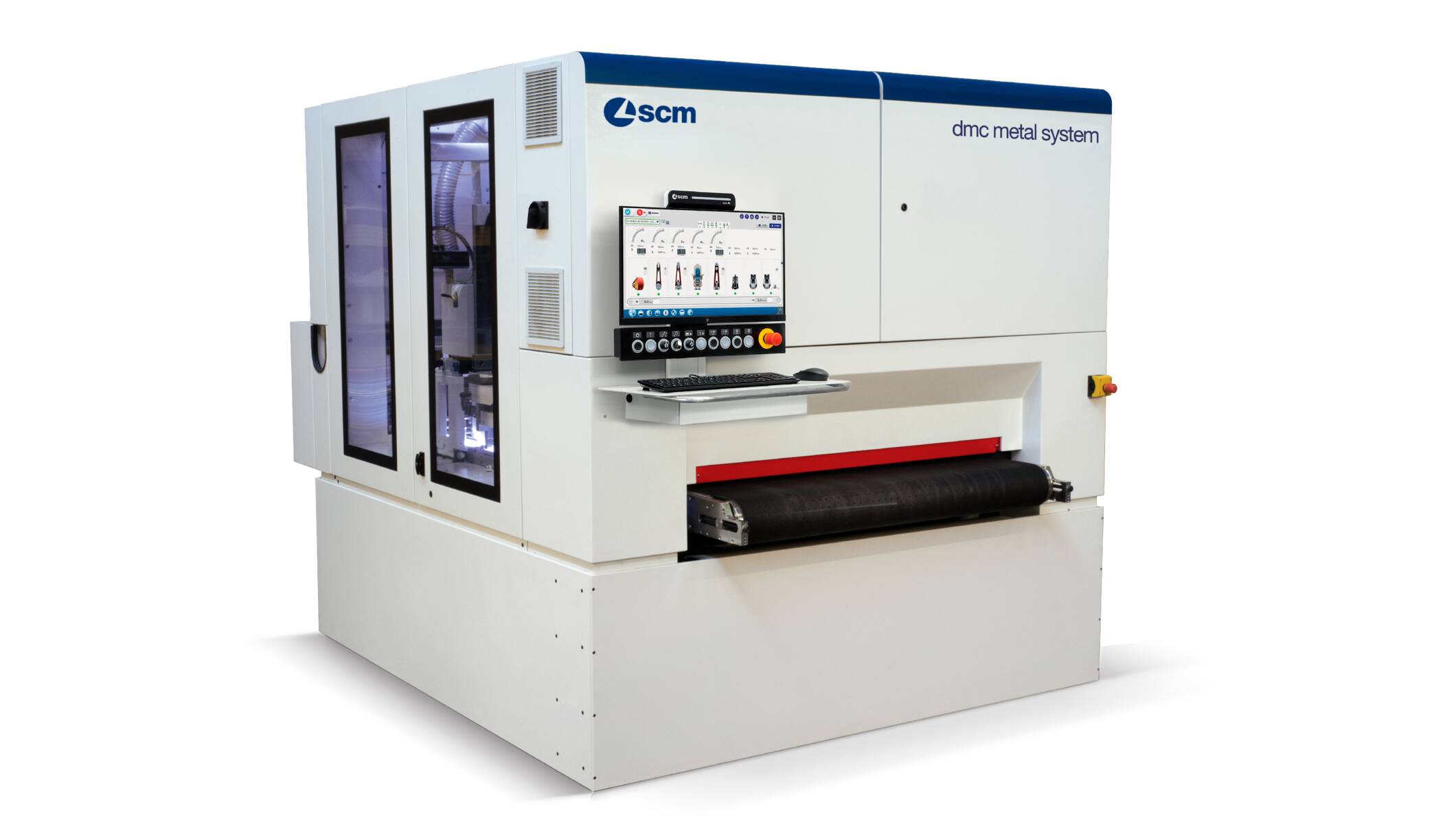 Wide belt sanders - Deburring and satin finishing machines for metal - dmc metalsystem
