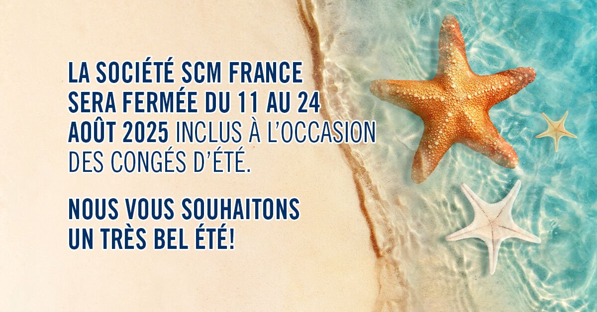 Fermeture Scm Group France à l’occasion des congés d’été