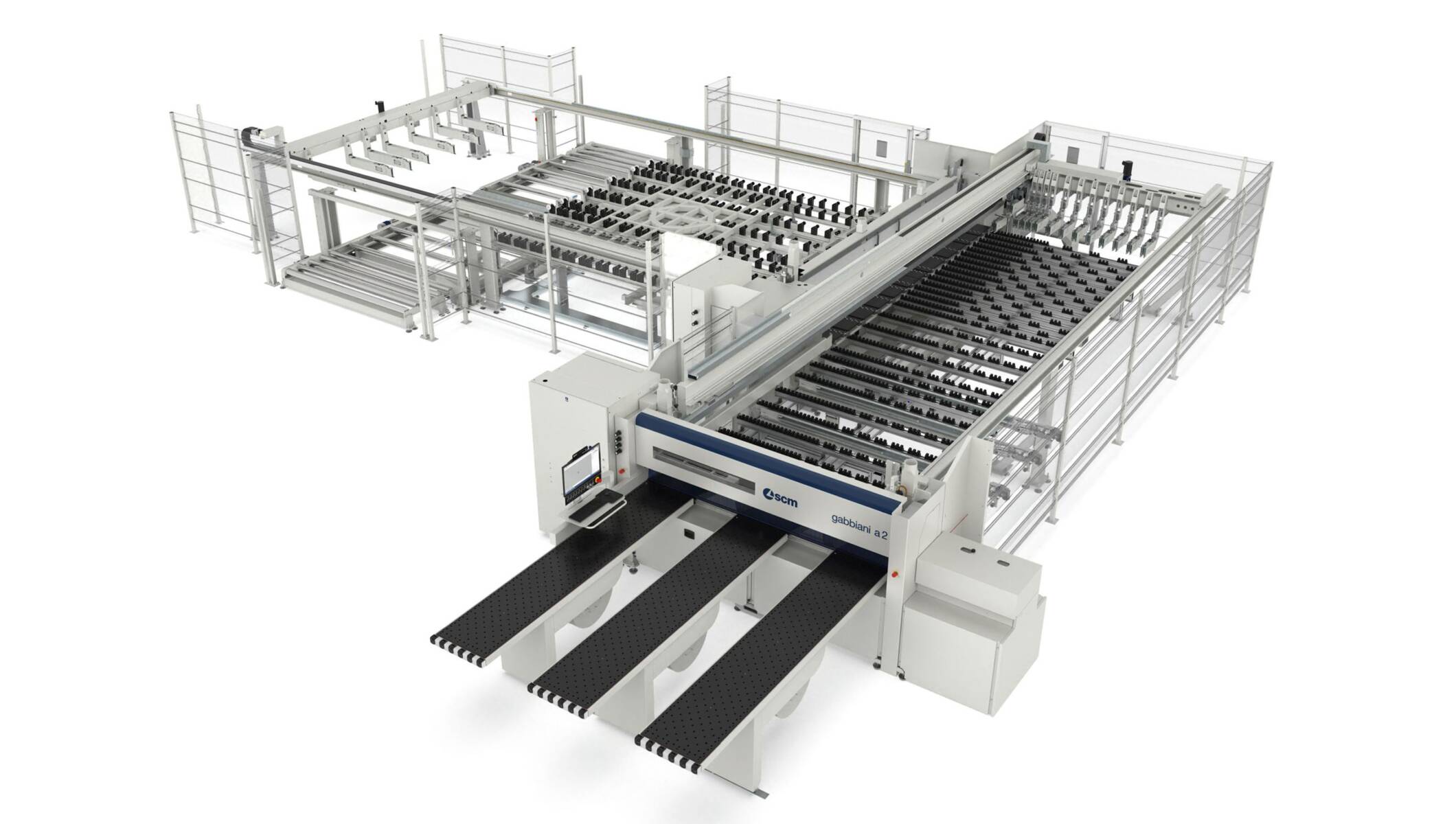 Plattenaufteilsägen - Winkelanlagen für den Plattenzuschnitt - gabbiani a2