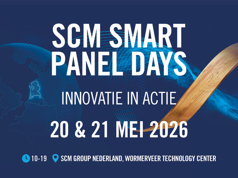 Scm Group Nederland organiseert SCM Smart Panel Days – 20 & 21 mei 2026