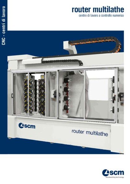 Router multilathe - Centri di lavoro CNC | SCM Group