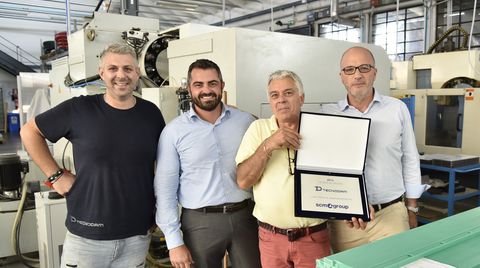 Scm Group and Tecnodam celebrate 10 years of collaboration