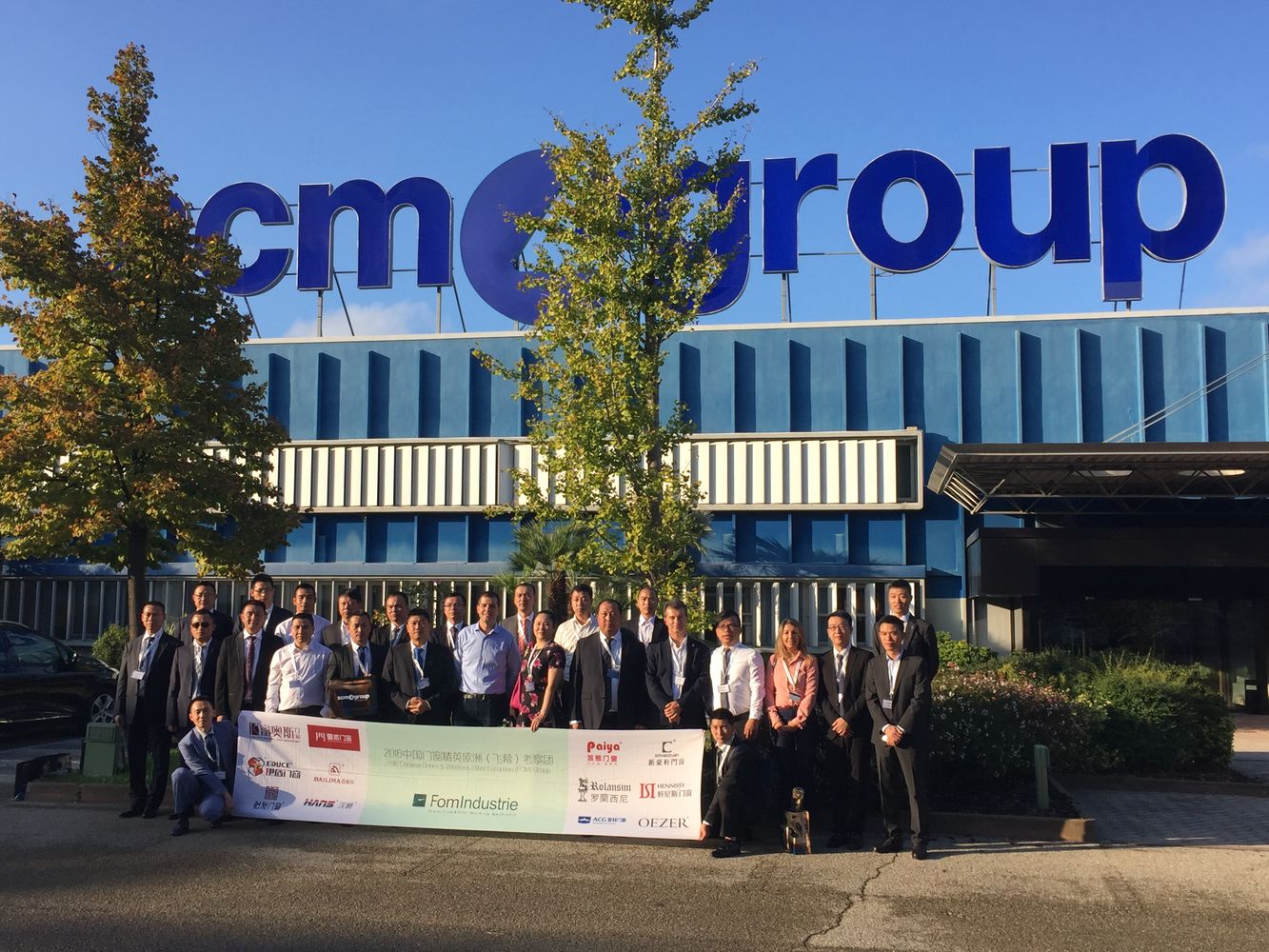 Chinese delegation @ the Scm Group HQ