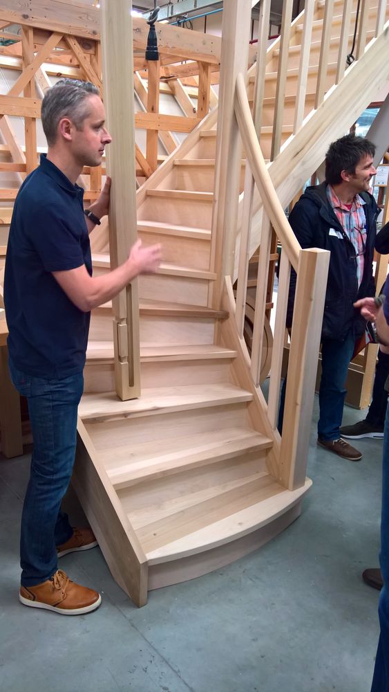 Scm Group demo day for stairmaking in Belgium