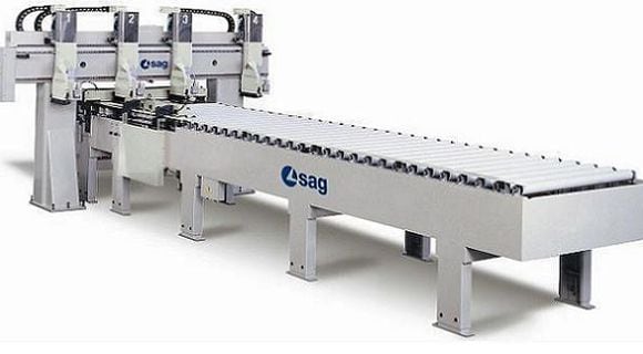 Throughfeed Longitudinal Beam Saws Sag SML - SCM Group