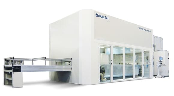 Robotisiertes Spritzsystem für Platten Valtorta Bravorobot - SCM Group