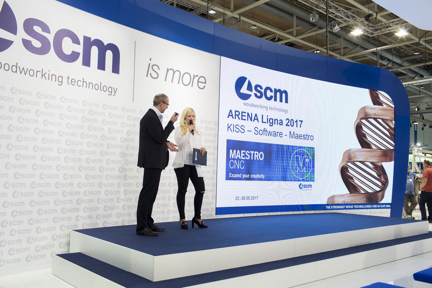 Diary from Hanover.  An exciting start for Scm at Ligna 2017