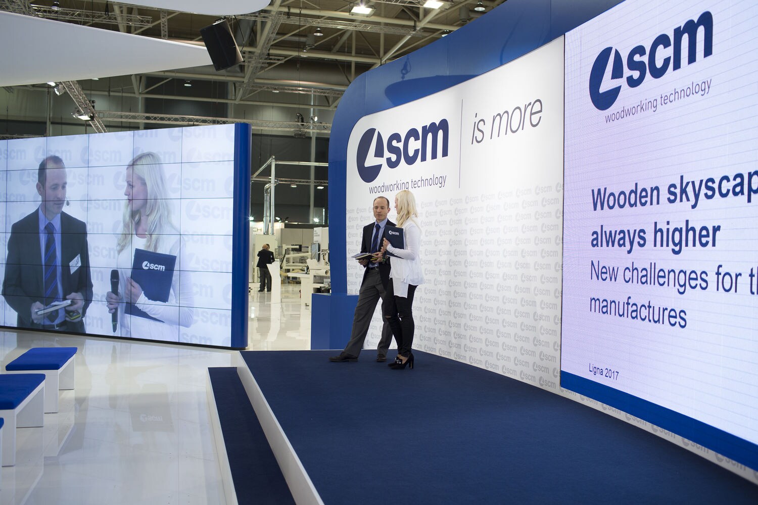 Diary from Hanover.  An exciting start for Scm at Ligna 2017