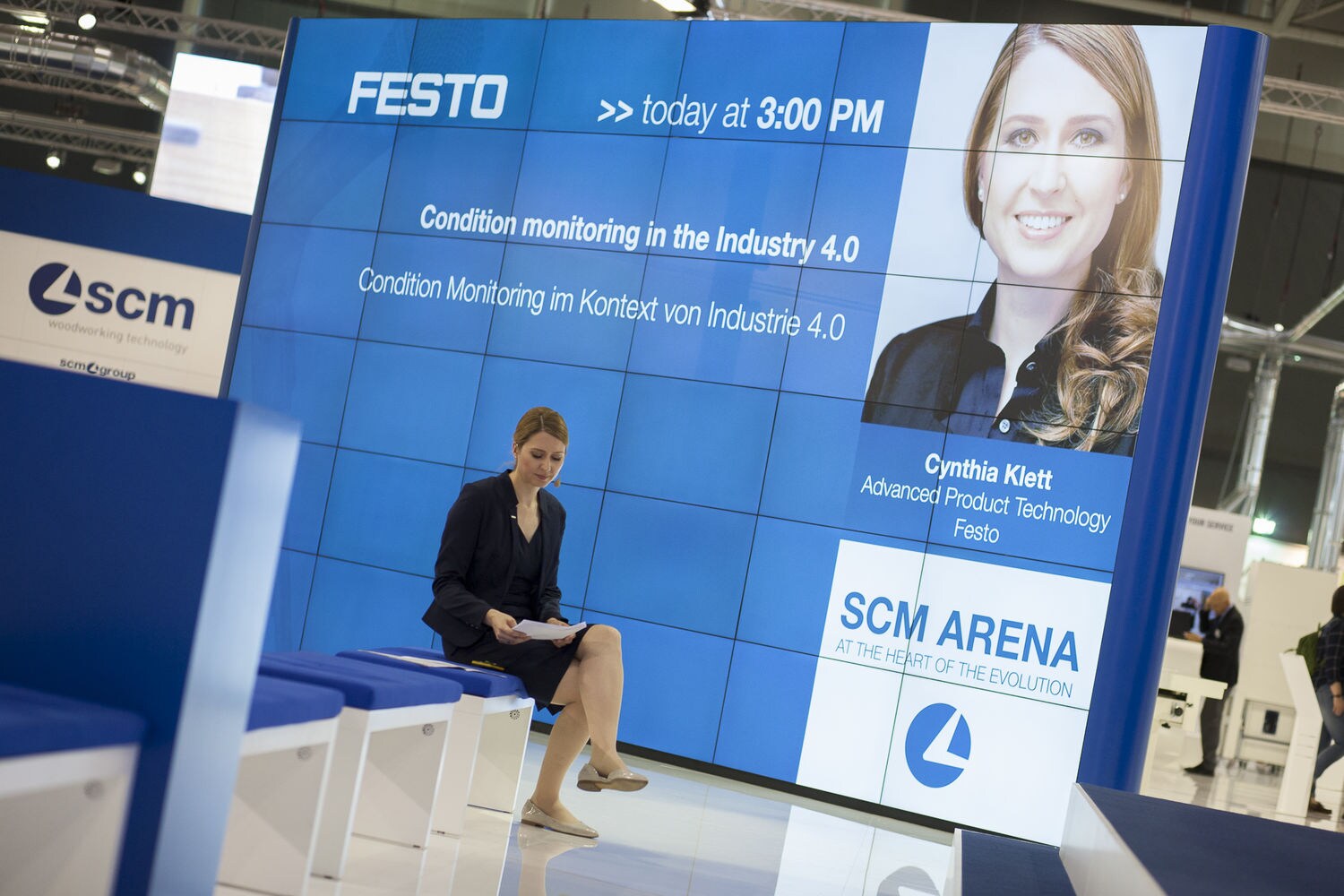 Diary from Hanover.  An exciting start for Scm at Ligna 2017