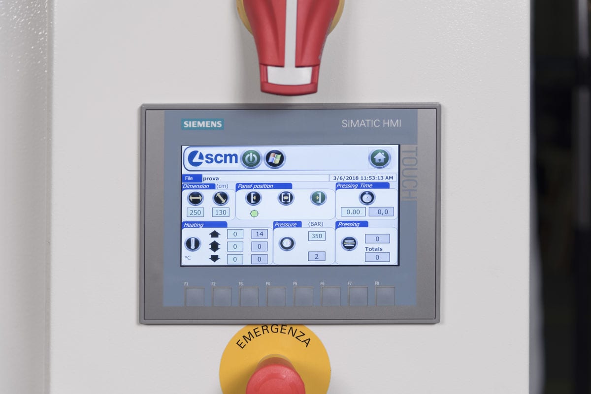 Press With Electronic Control And Manual Loading Sergiani Gs Scm