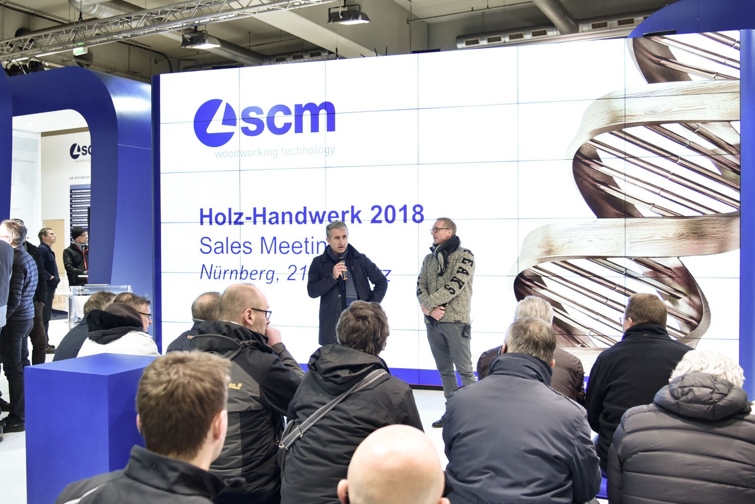 Parte Holz-Handwerk, con SCM protagonista