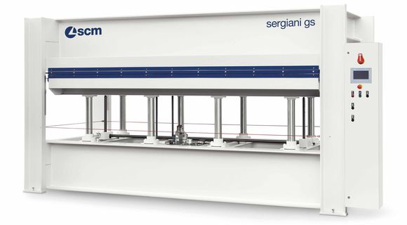 Prensa com controle eletrônico e carga manual Sergiani GS - SCM Group