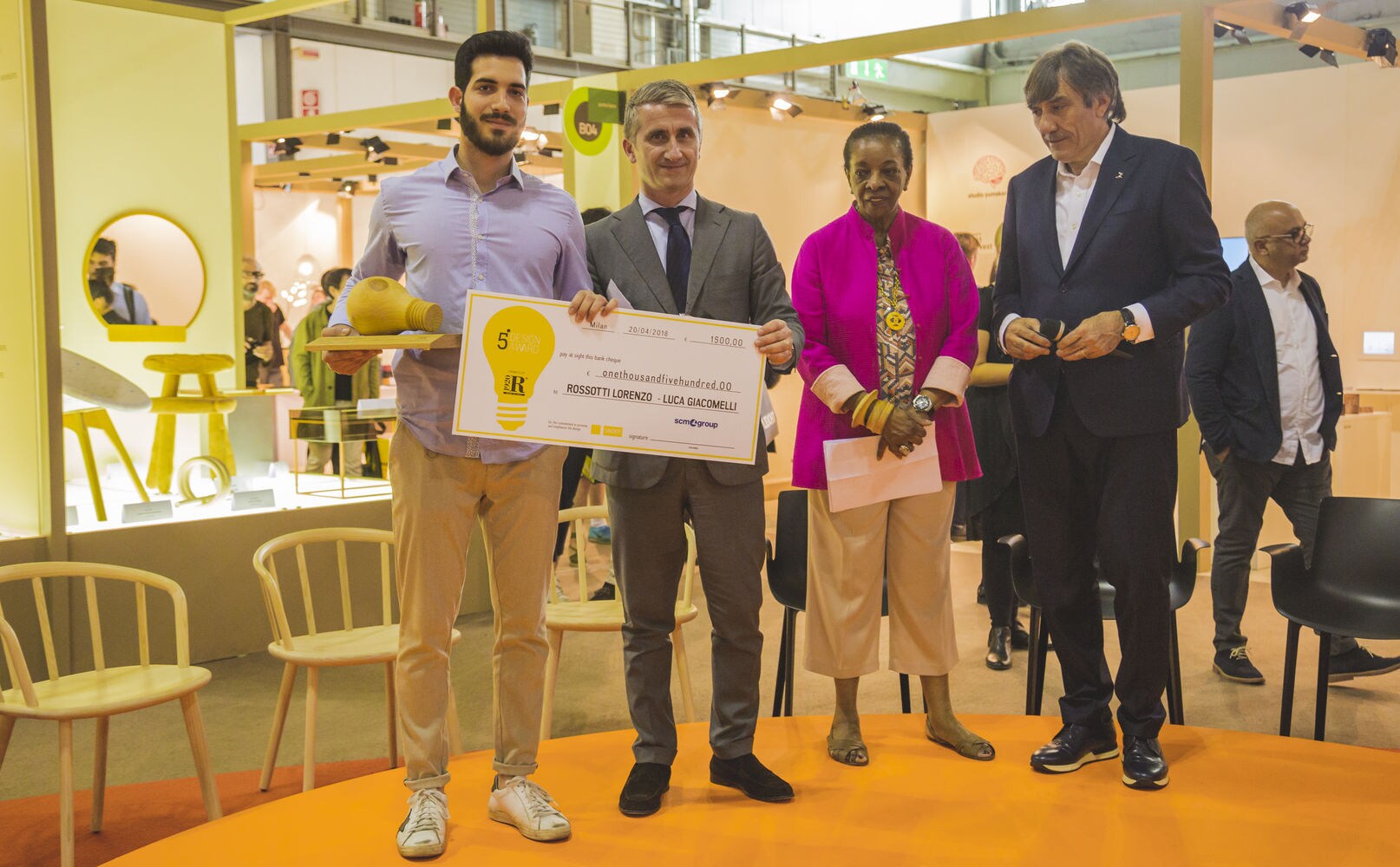 SCM at the Salone del Mobile to award top rising designers