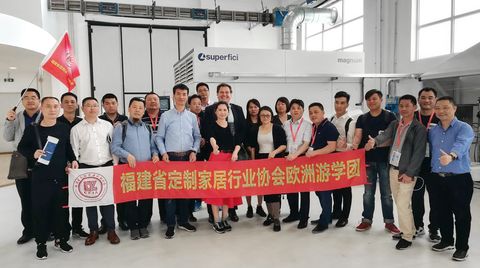 Chinese Delegation visits to the new Superfici HQ and Technology Center