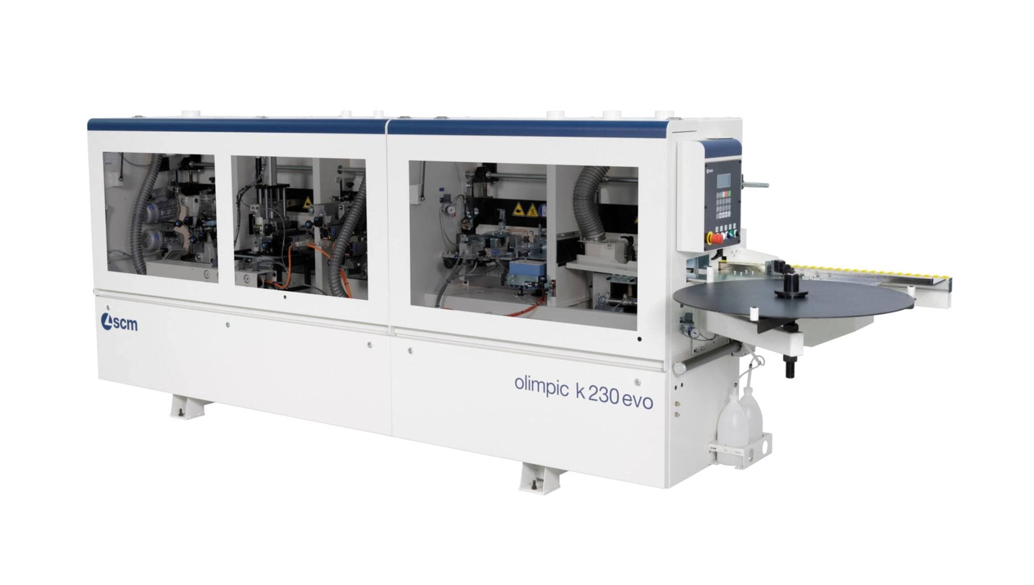 Edge banders, squaring edge banders - Single-sided automatic edge banders - olimpic k 230 evo