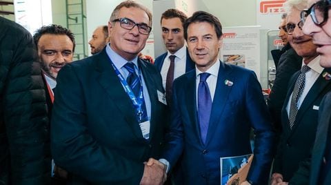SCM and Acimall welcome Italian Premier Giuseppe Conte at LESDREVMASH 2018