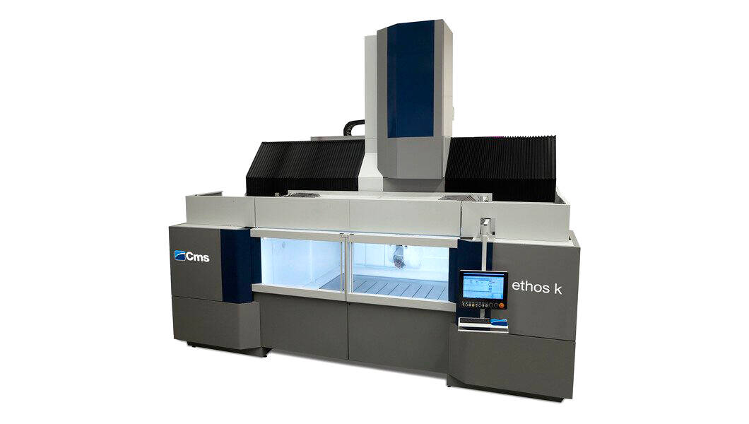 Centros de usinagem CNC de 5 eixos para fresagem e furação - Centros de usinagem CNC monobloco para fresagem vertical - ethos k