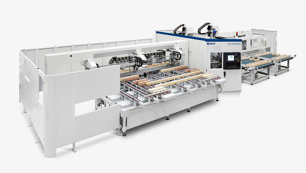 Systems for windows and doors - Machining cells for windows and doors - pro evolution