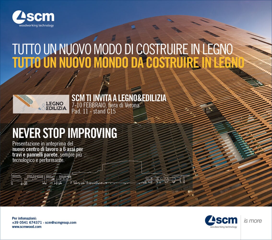 SCM alla fiera "Legno&Edilizia" di Verona