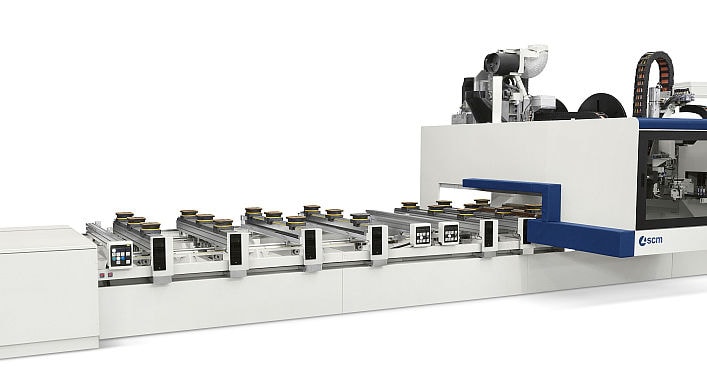 Bearbeitungszentrum für Bohren und Fräsen Morbidelli P200 - SCM Group