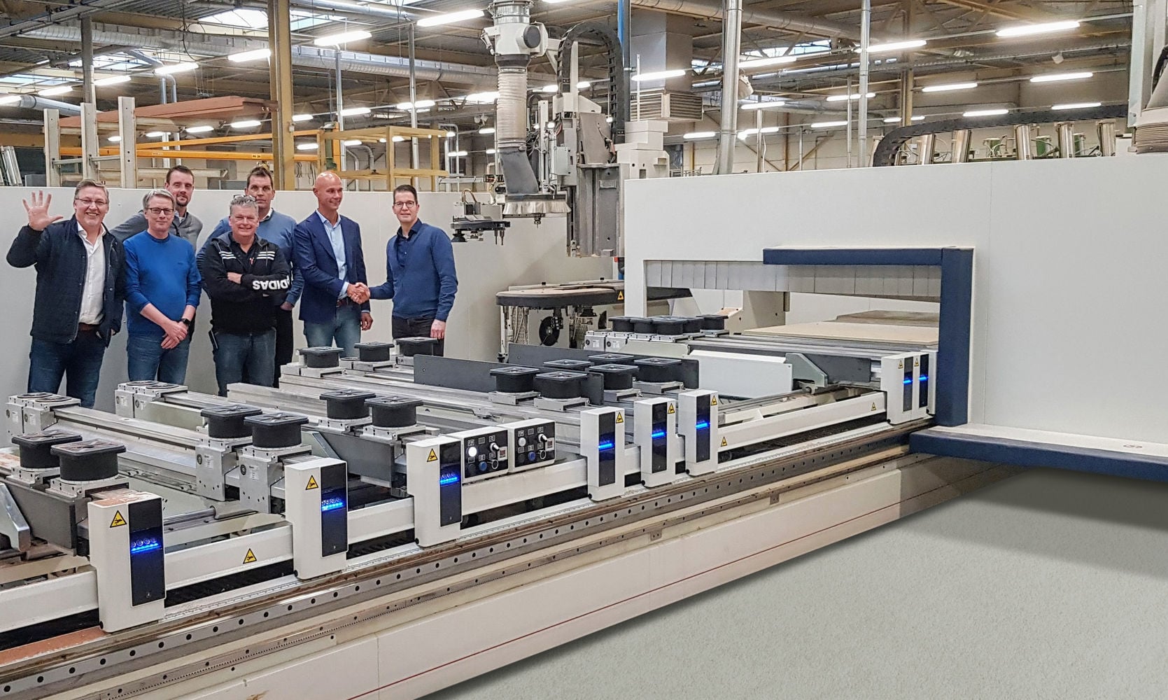 Vermeulen trappen B.V., ordered 4 machines ACCORD 42 FX-MATIC with 2 independent 5-axis units