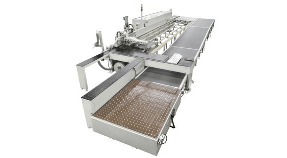 Flexible squaring-edgebanding cell