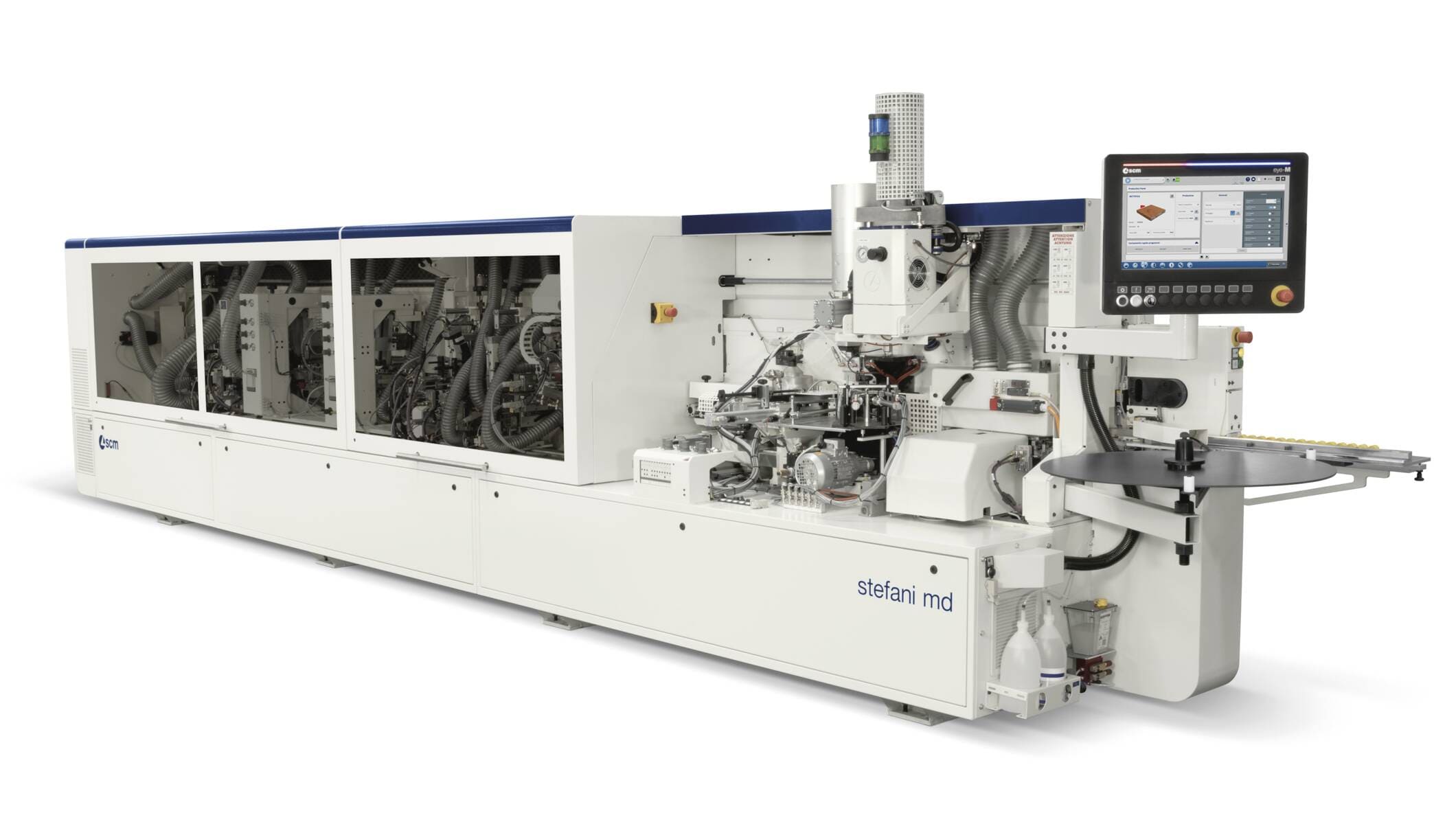 Edge banders, squaring edge banders - Single-sided automatic edge banders - stefani md