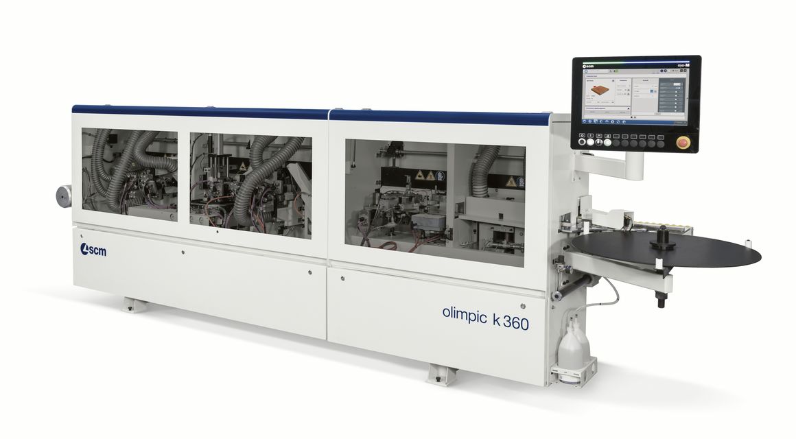 Automatische einseitige Kantenanleimmaschine Olimpic k 360 - SCM Group