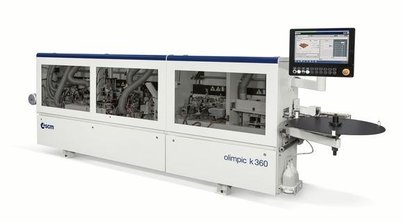 Automatische einseitige Kantenanleimmaschine Olimpic k 360 - SCM Group