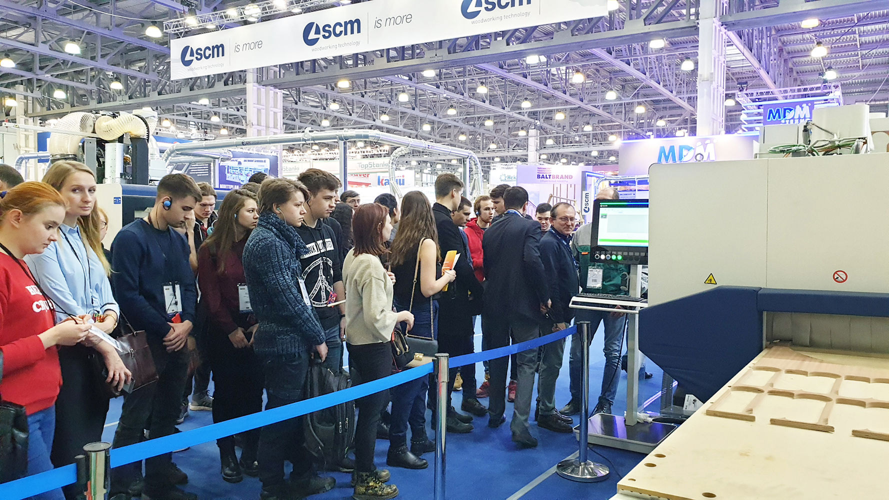 Woodex, day 3: young talent at work in the SCM stand