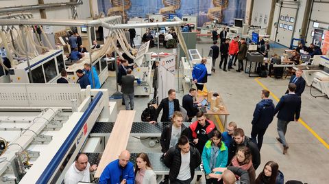 All the creativity of technologies for wood at SCM Poland's open house