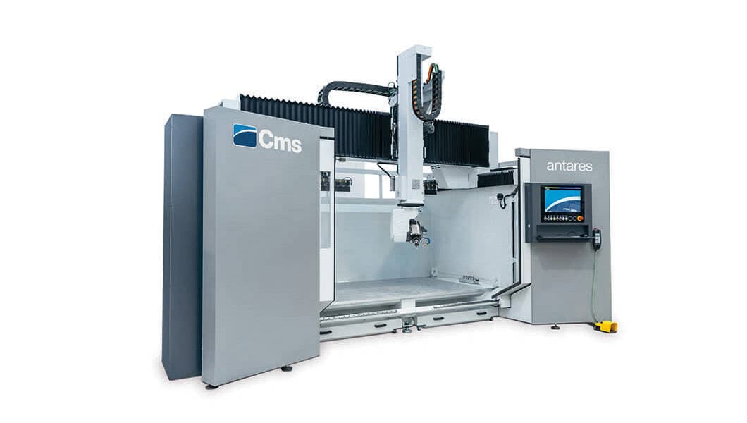 Estaciones de trabajo CNC de cinco ejes para fresado y perforación - Estaciones de trabajo CNC monobloque para fresado vertical - antares